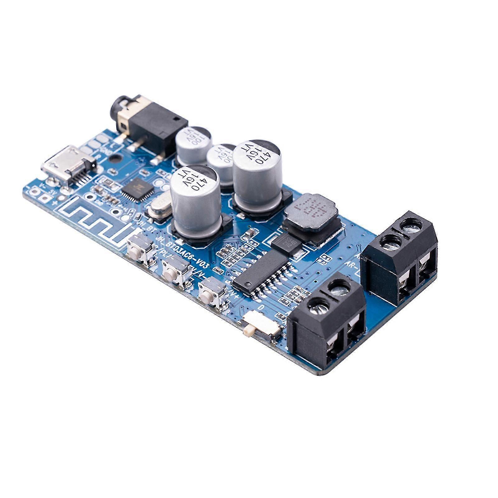 Power Amplifier Board Stereo Fast Heat Dissipation Pcb Bluetooth-compatible 5.0 Class D Digital Amp For Loudspeaker
