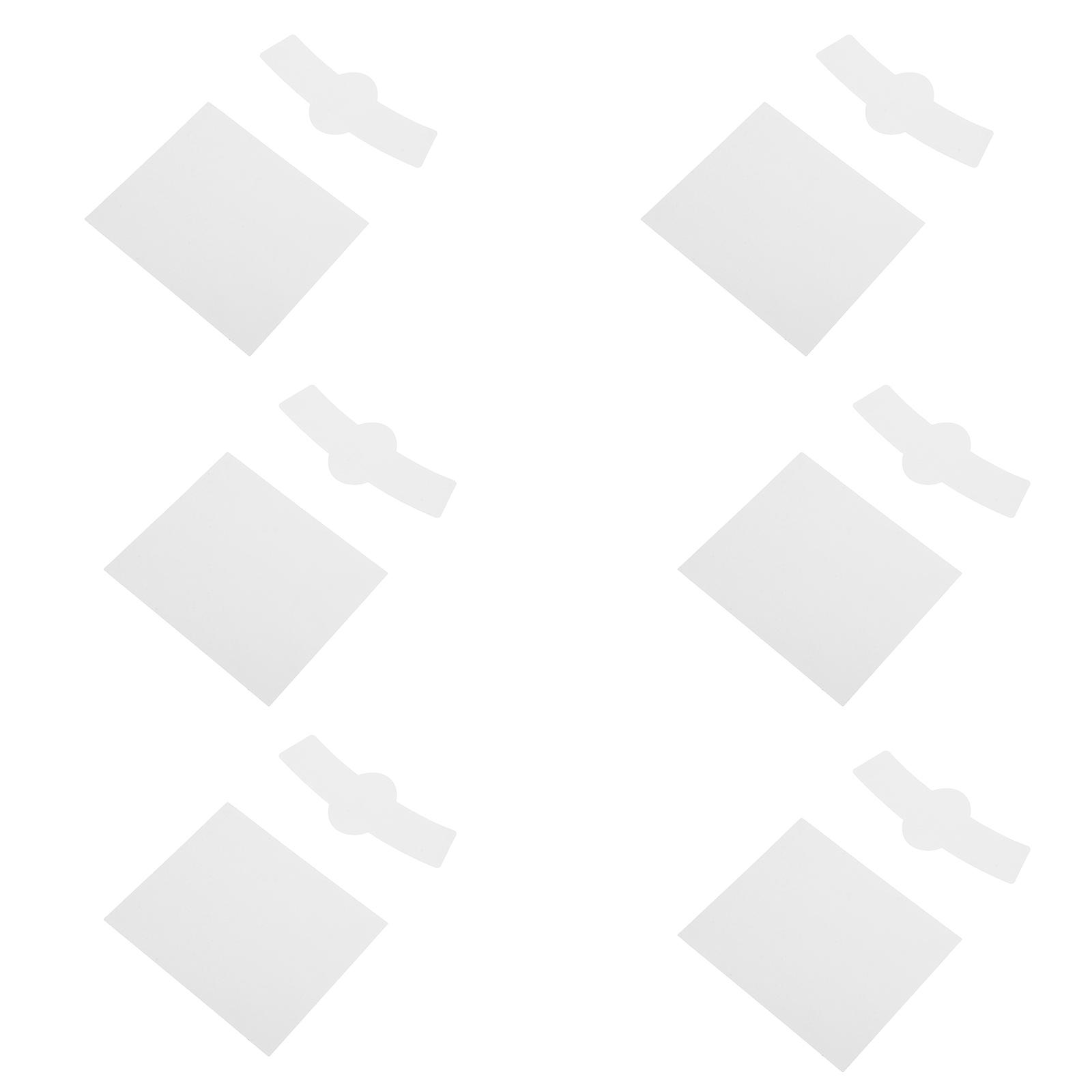 White Labels for Identification 10 Sheets Self-Adhesive