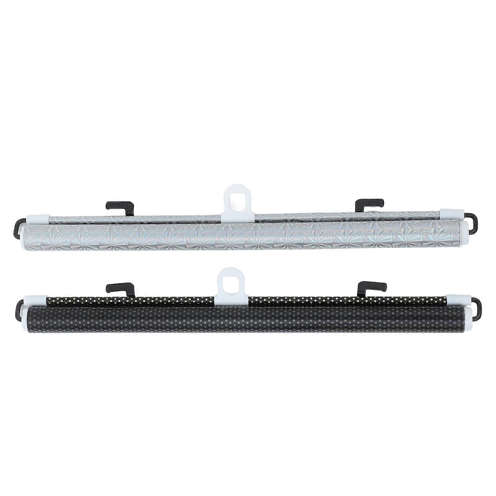 Retractable Privacy Roller Blinds for Home 2Pcs Blackout Window Covers