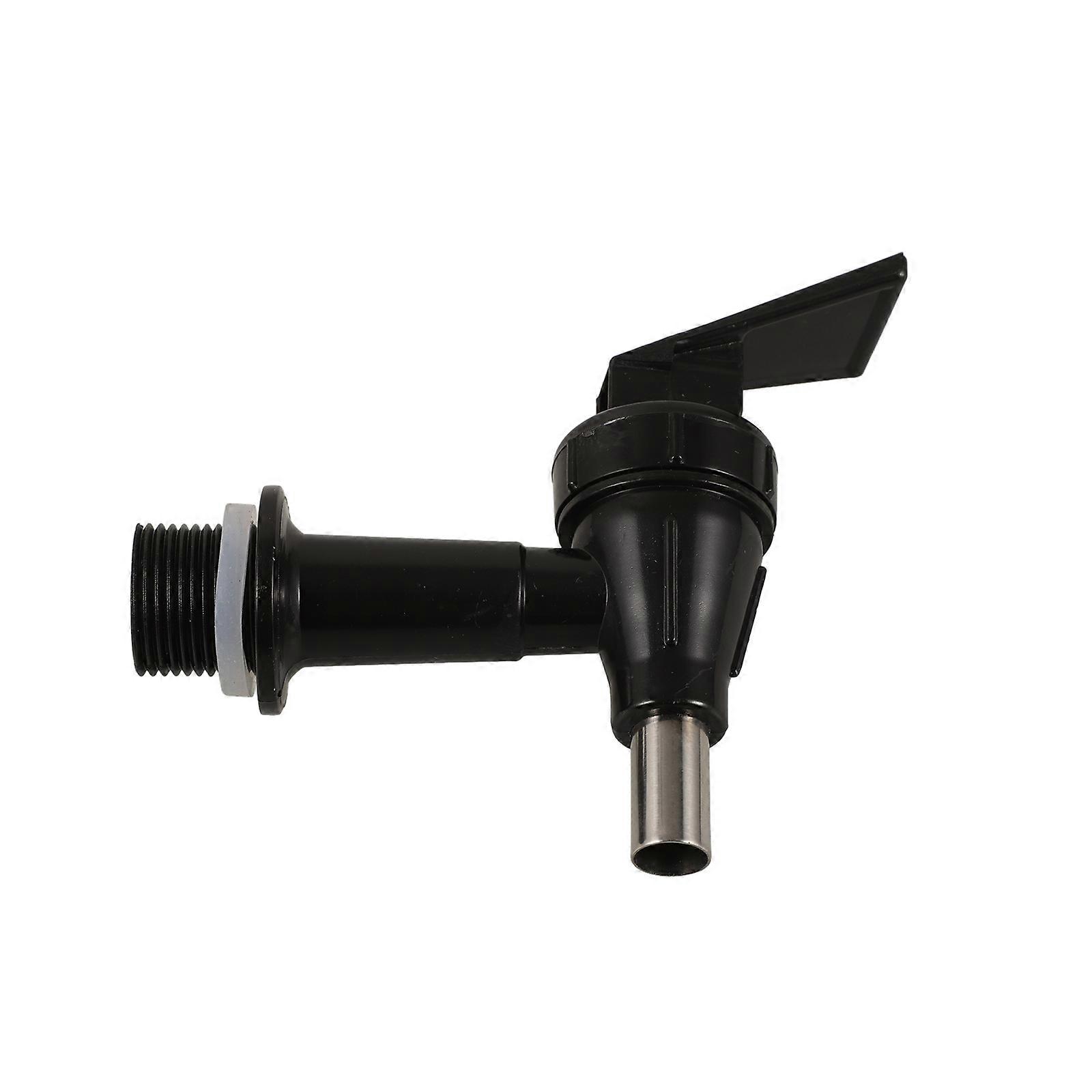 Black Barrel Faucet for Home Use with Construction and Easy Flow Control