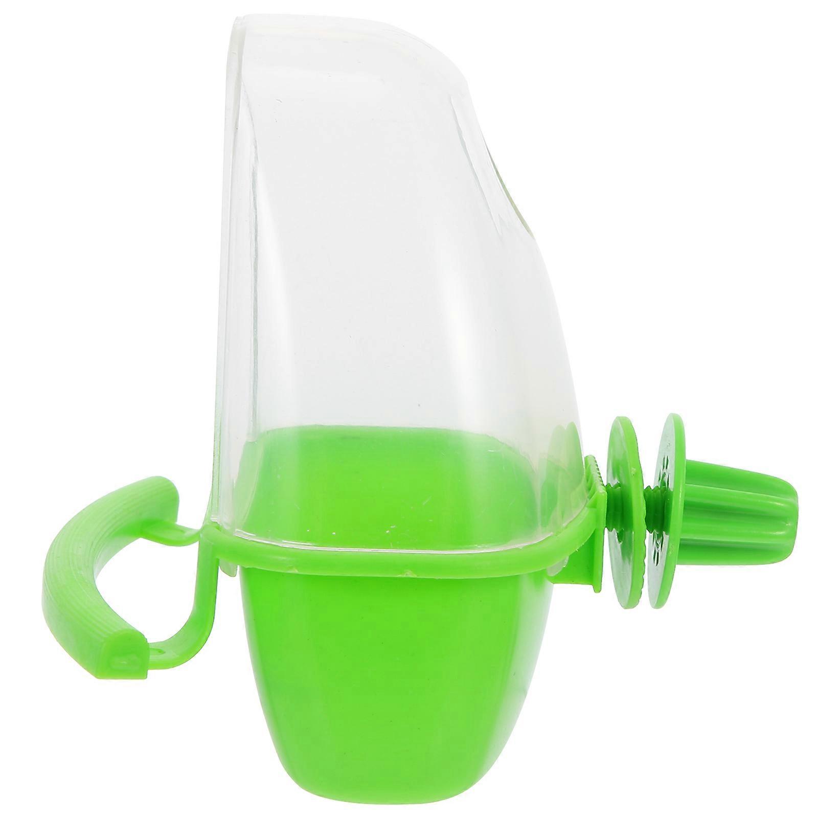 Bird Feeder Splash-Proof Clear Bird Food Container Hanging Feeder