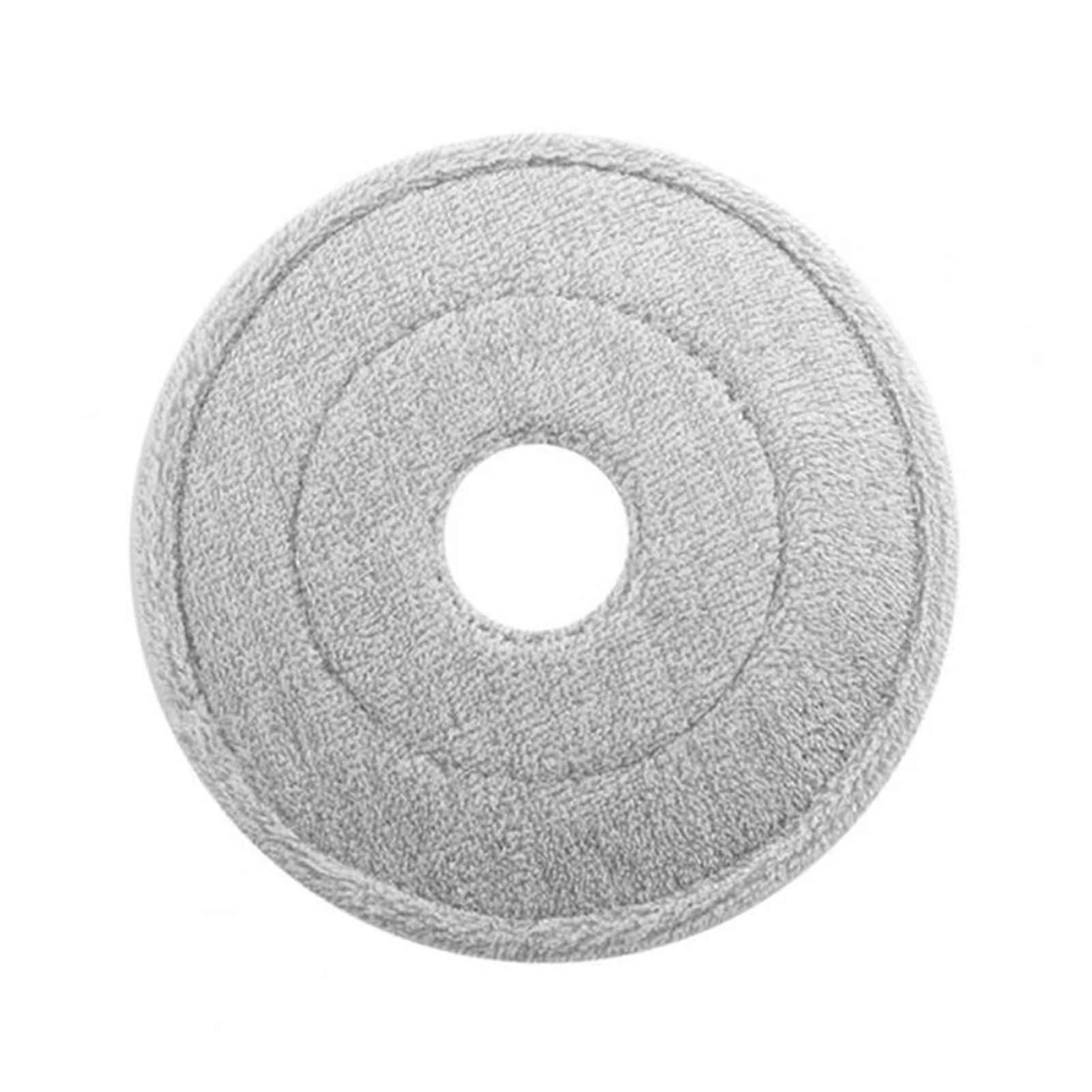 24cm Round Spin Mop Replacement Head 6pcs Universal Microfiber Pads for 360° Floor Cleaning