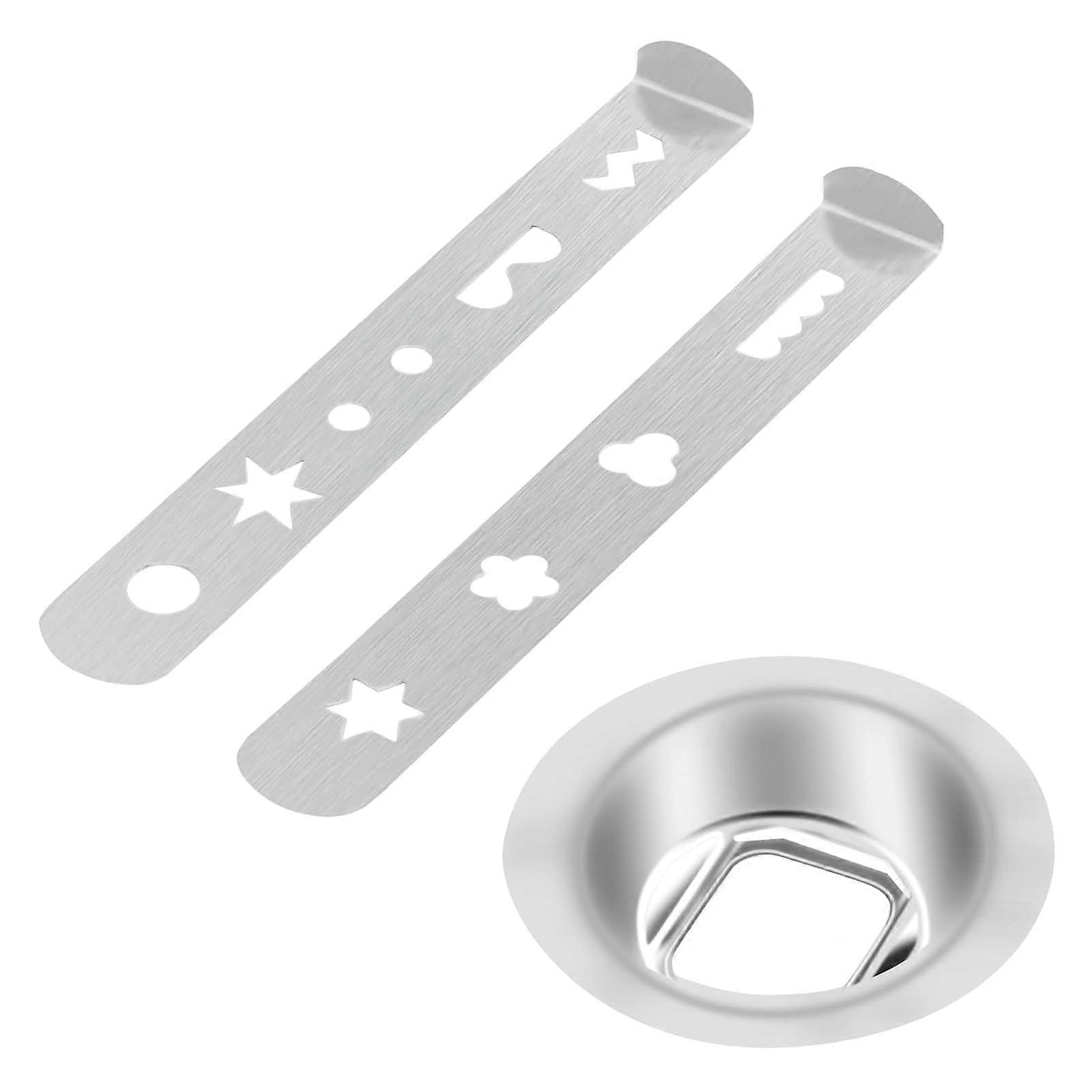 Cookie Press Biscuit Maker Set with Stainless Steel Attachments and Christmas Pattern Molds