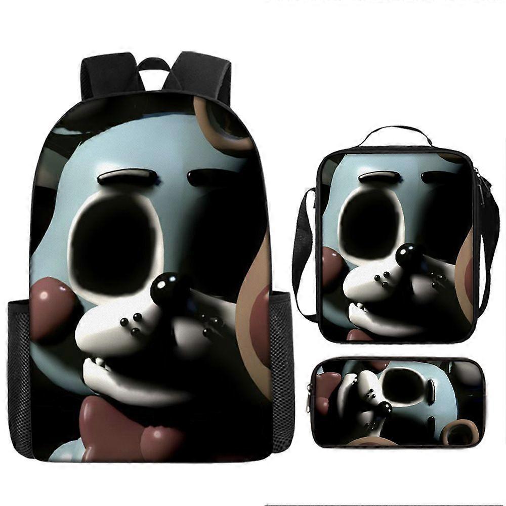 Five Nights Backpack, School Bag, Children's School Bag, Backpack, Men's Backpack, Laptop Backpack, Three-piece Backpack