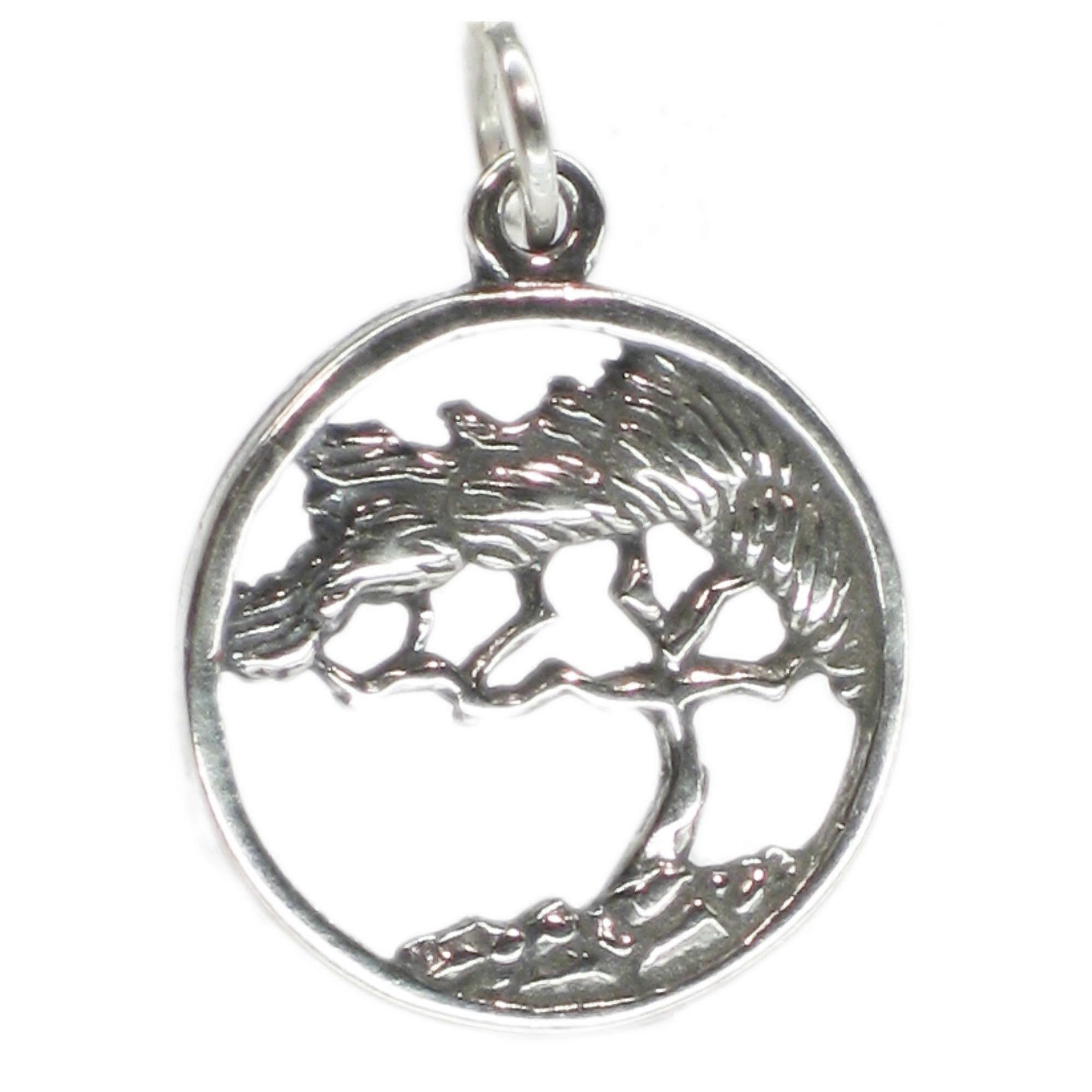 Cypress Tree sterling silver charm .925 x 1 Trees charms