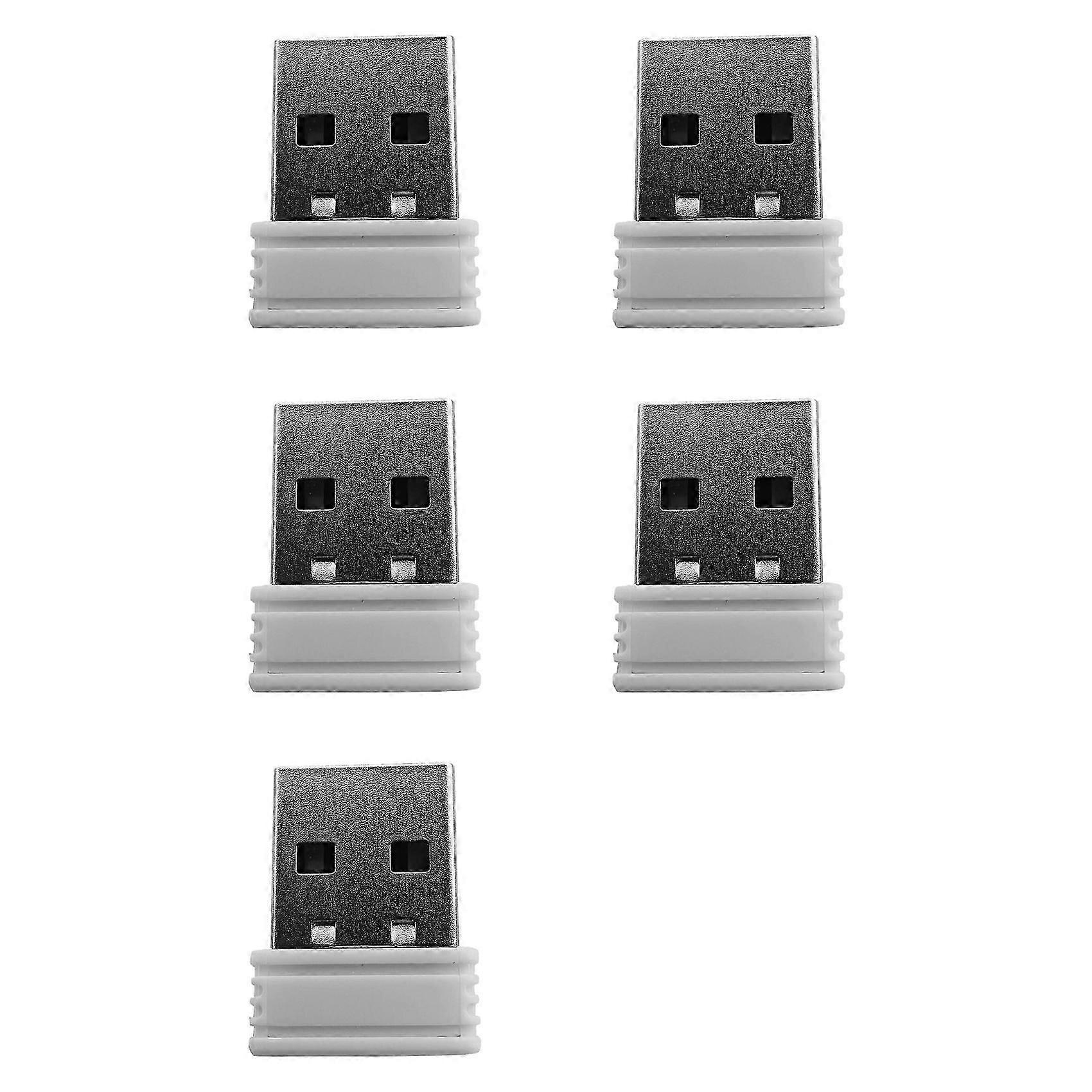 5X Mouse Jigglers Mover Undetectable Automatic USB Port Shaker Wiggler White
