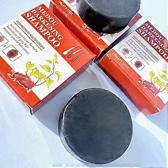 Darkening Shampoo Bar, Polygonum Multiflorum Black Hair Soap, Natural He Shou Wu Shampoo Soap for Women & Men, Gentle Cleansing, Nourishing and Moistu
