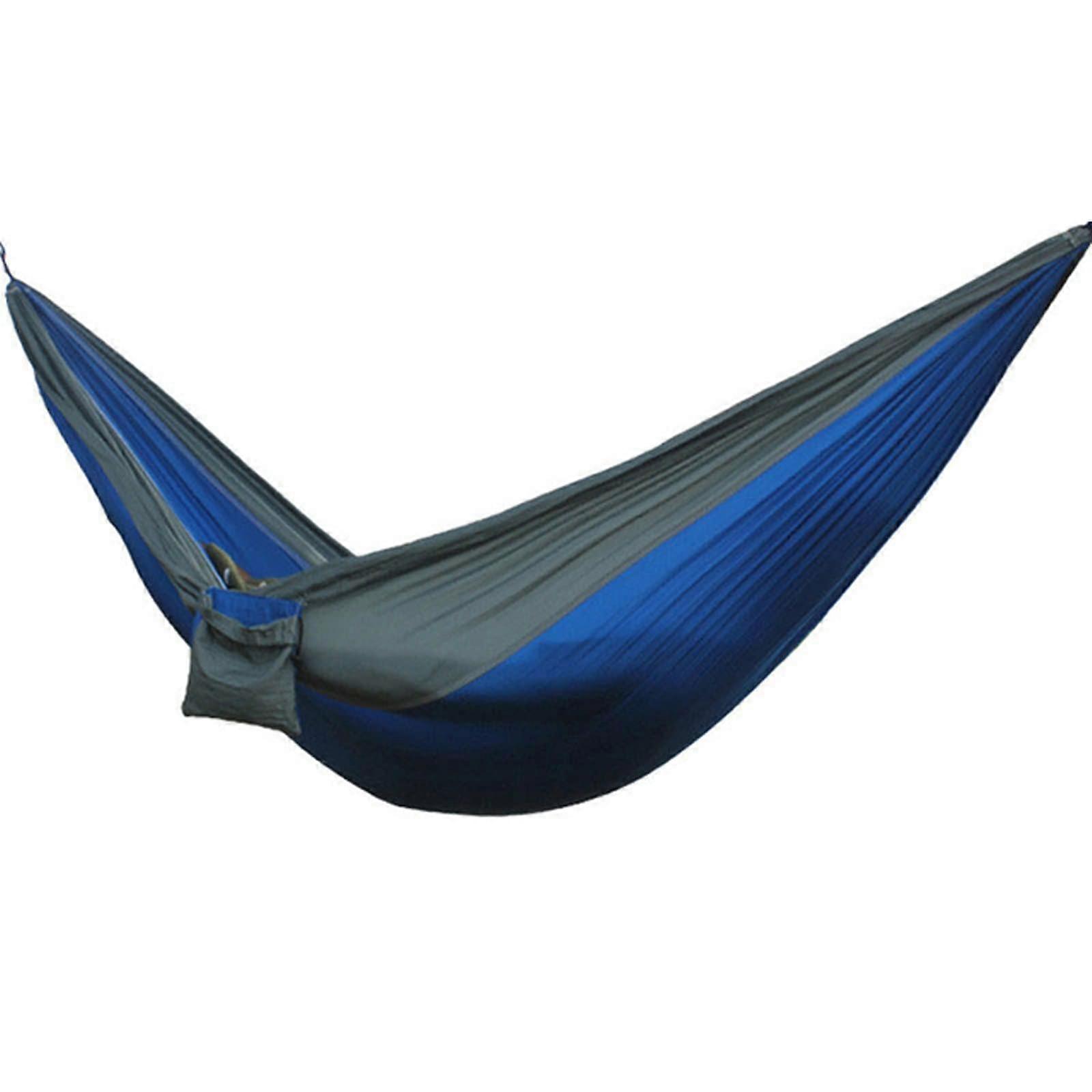 Lightweight Double Camping Hammock with Tree Straps, Durable Parachute Nylon for Outdoor