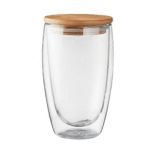 MidOcean Tirana Bamboo Double Wall 450ml Glass