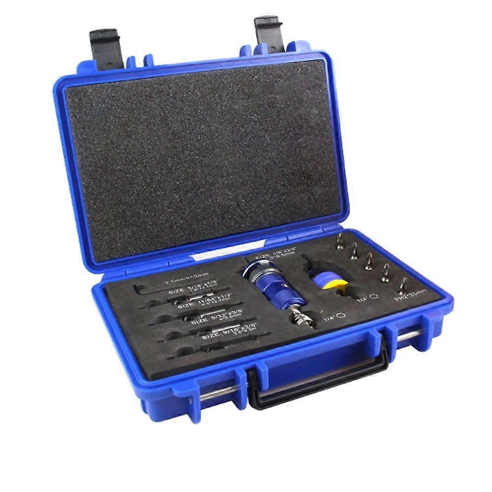 Limited Countersink Drill Set with Adjustable Depth Stop Counterbore Drill Bit Air Drill Clutch for Drilling