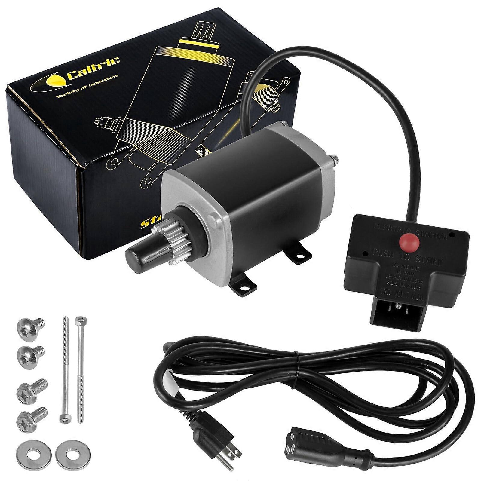 Snow Blower Starter Replacement for Tecumseh HMSK110 159968B Electric Push Button for Easy Cold Start