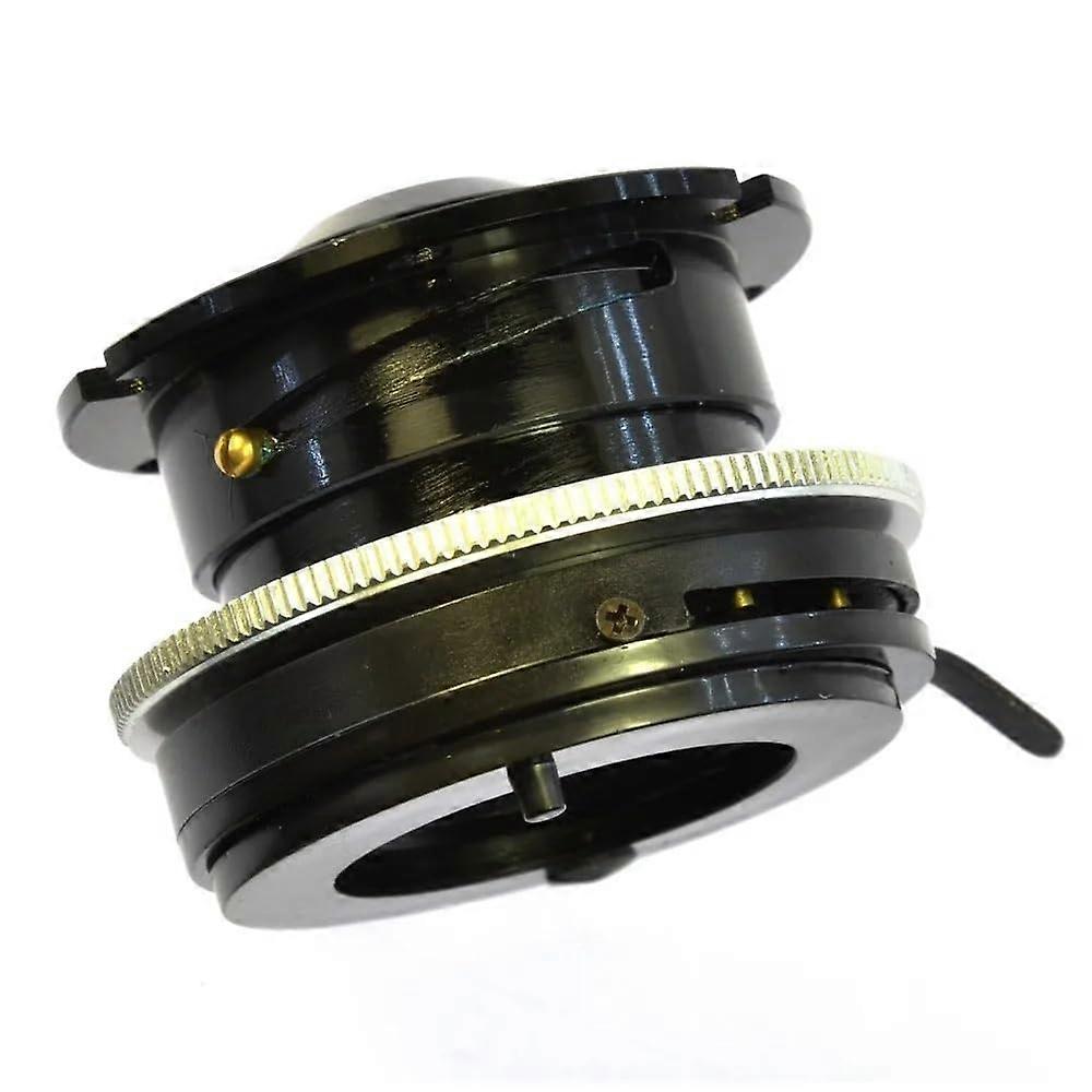 Microscope Condenser NA 1.25 Adjustable Aperture, 37mm Biological Microscope Lens for Precise Light Control