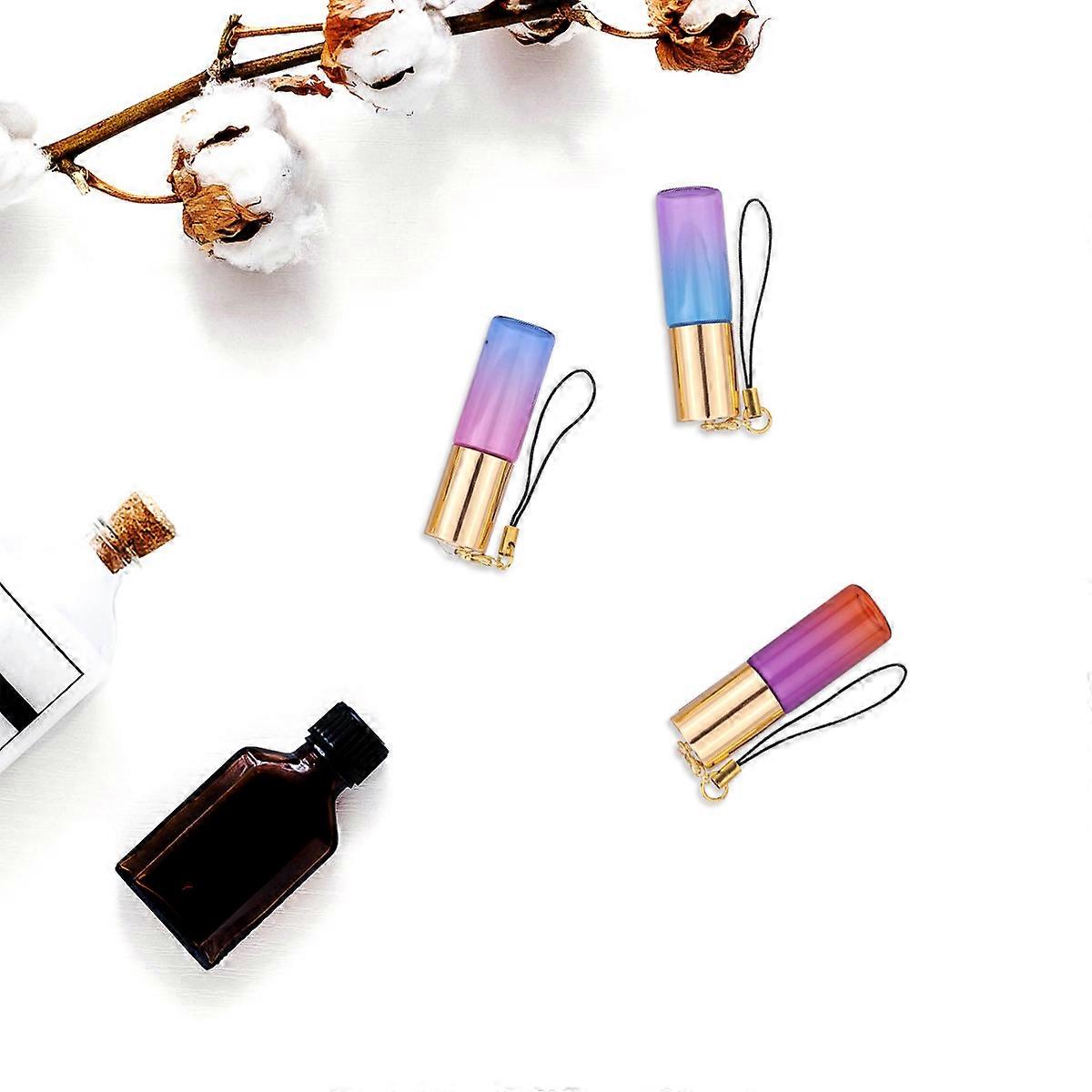 Travel Gradient Perfume Bottles Roll-on Type 10Pcs Container