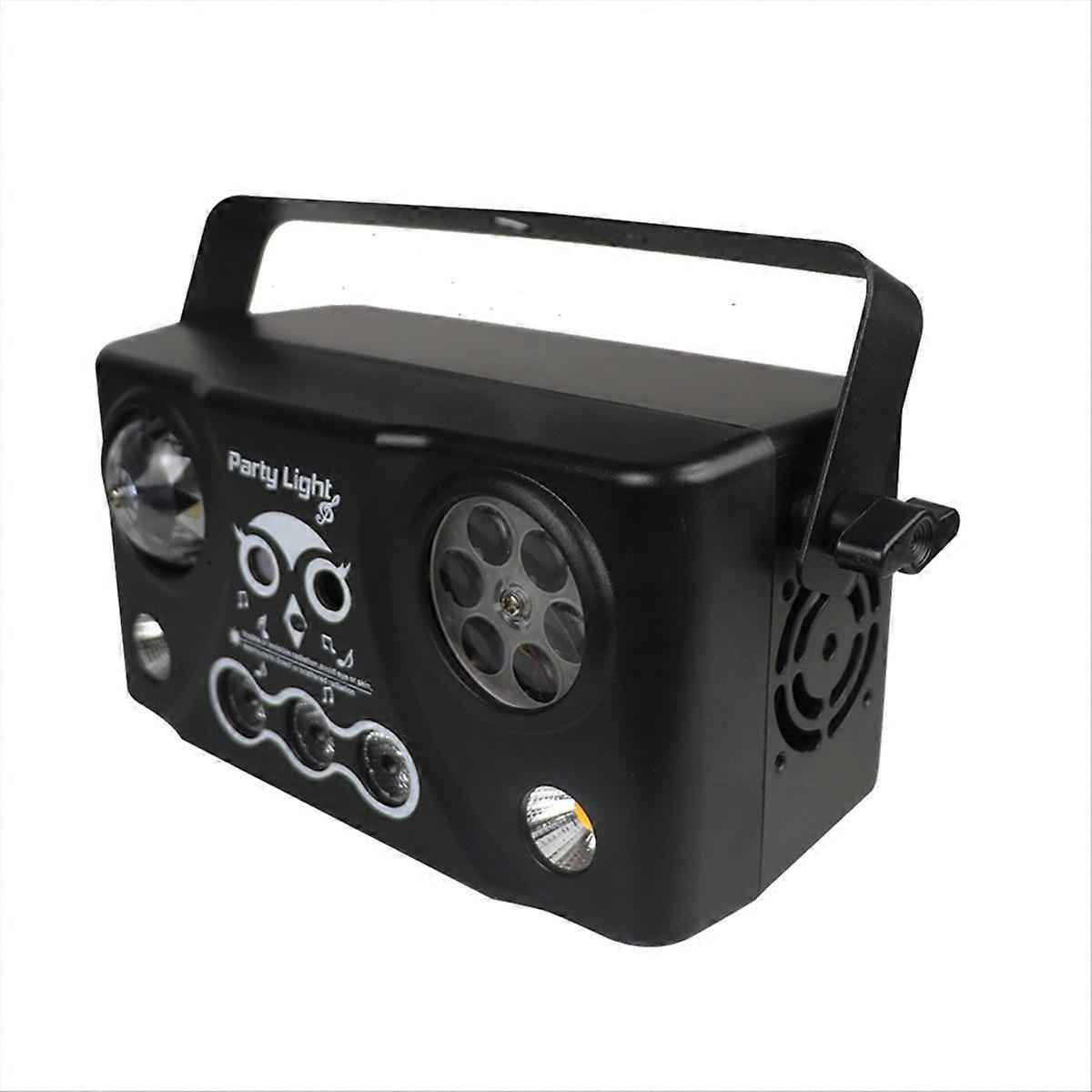 Stage Disco 5 in1 Effect Lamp Magic Ball Laser Dyeing Pattern Strobe