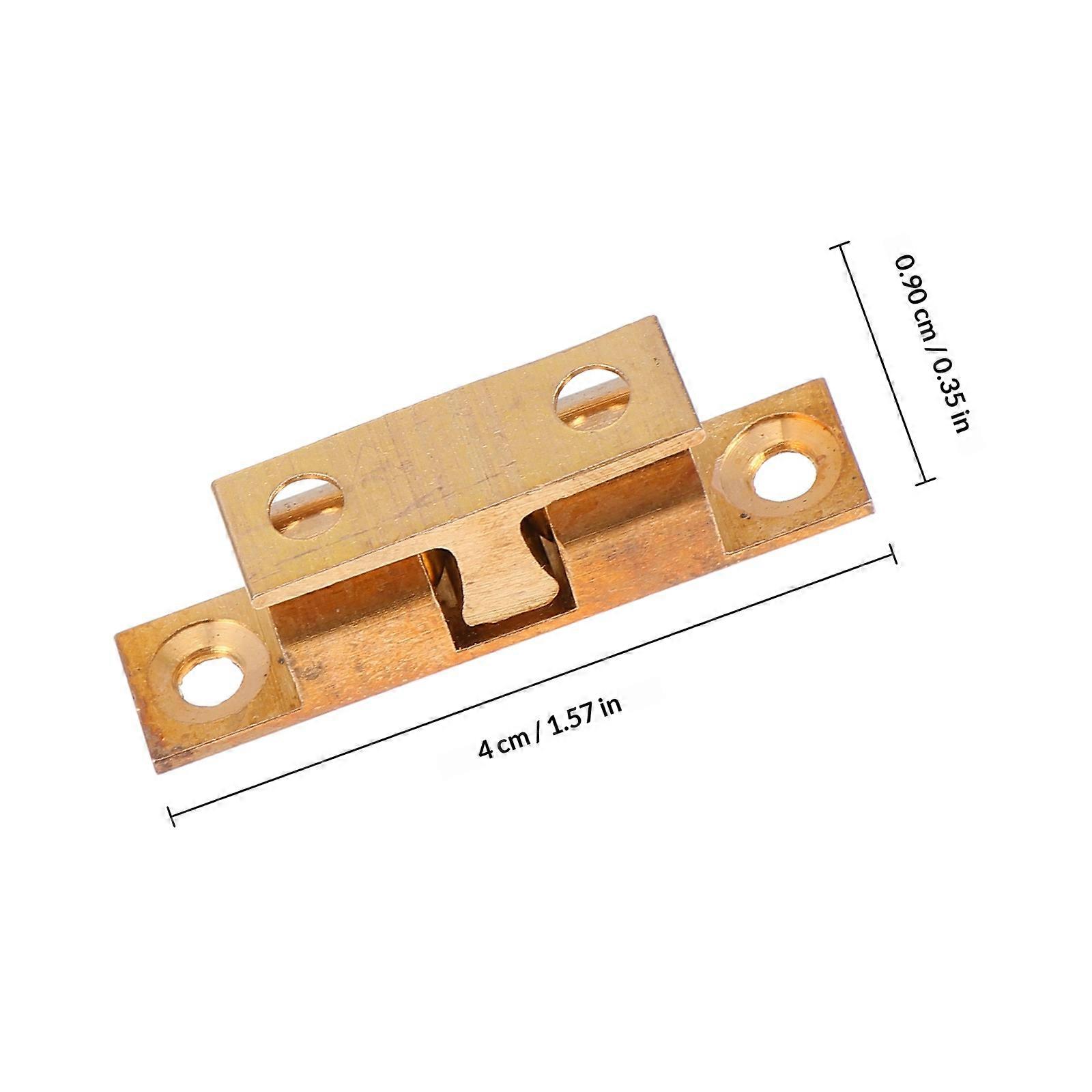 Door Ball Catch Hardware Copper Double Ball Catch Office Use 10Pcs