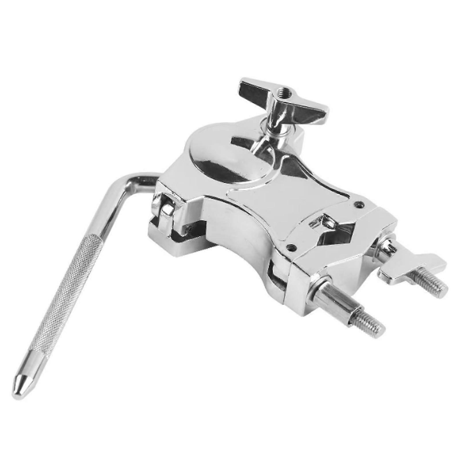 Drum Clamp Adjustable Angle Cowbell Mount Bracket for Drum Rack Expansion and Accessories