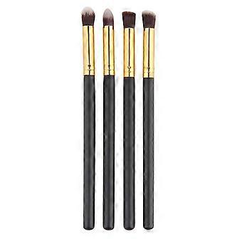 4 Pcs Pro Makeup Brushes Set Fond de teint Poudre Fard à paupières Eyeliner Outil de beauté des lèvres