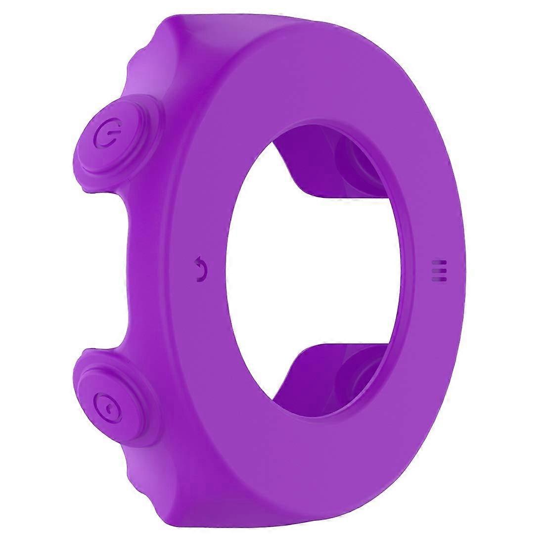 Silicone Protective Case Purple Cover for Garmin Forerunner 620