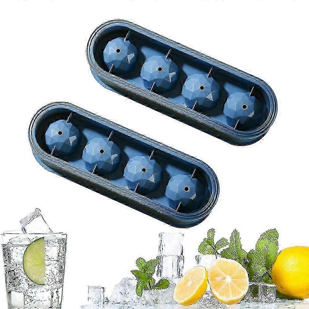 2Pcs Easy Release Ice Cube Trays