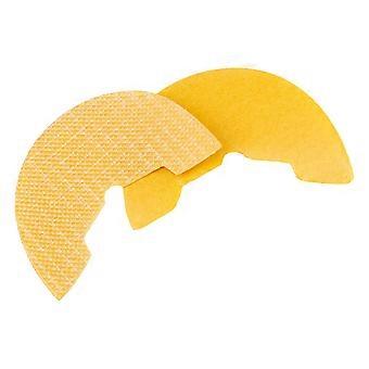 Antislip zoolstickers, schoenzoolbeschermers voor buitengebruik, 1 paar, geel