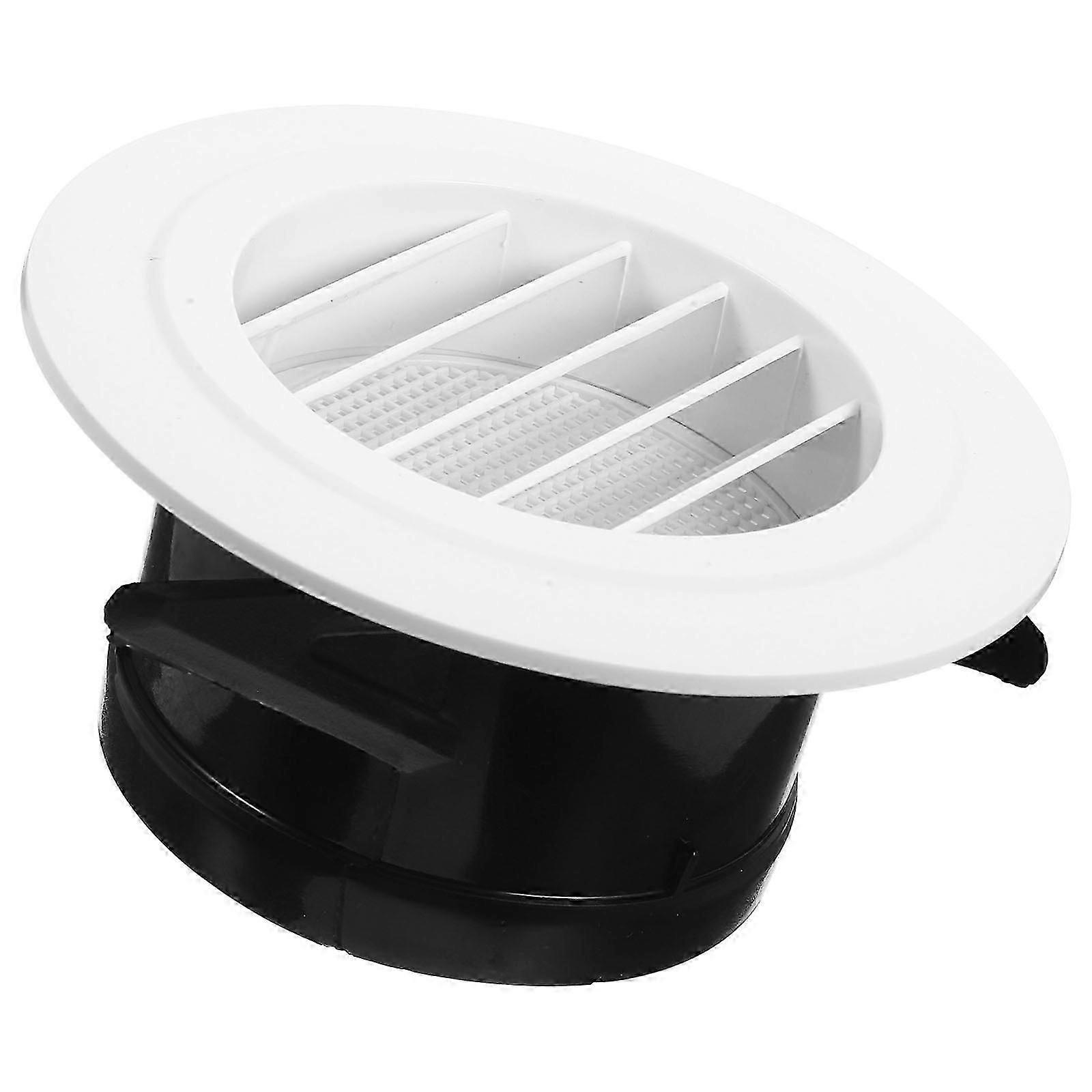 Round ABS Ventilation Cover for Home Use White Efficient Air Distribution Solution