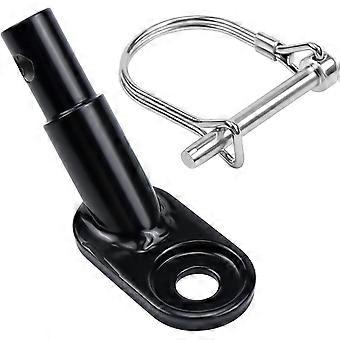 Acoplador del conector del enganche del remolque de la bicicleta Adaptador de bicicleta para remolques de los niños, remolques de bicicleta de carga y de mascotas, accesorios del adaptador negro