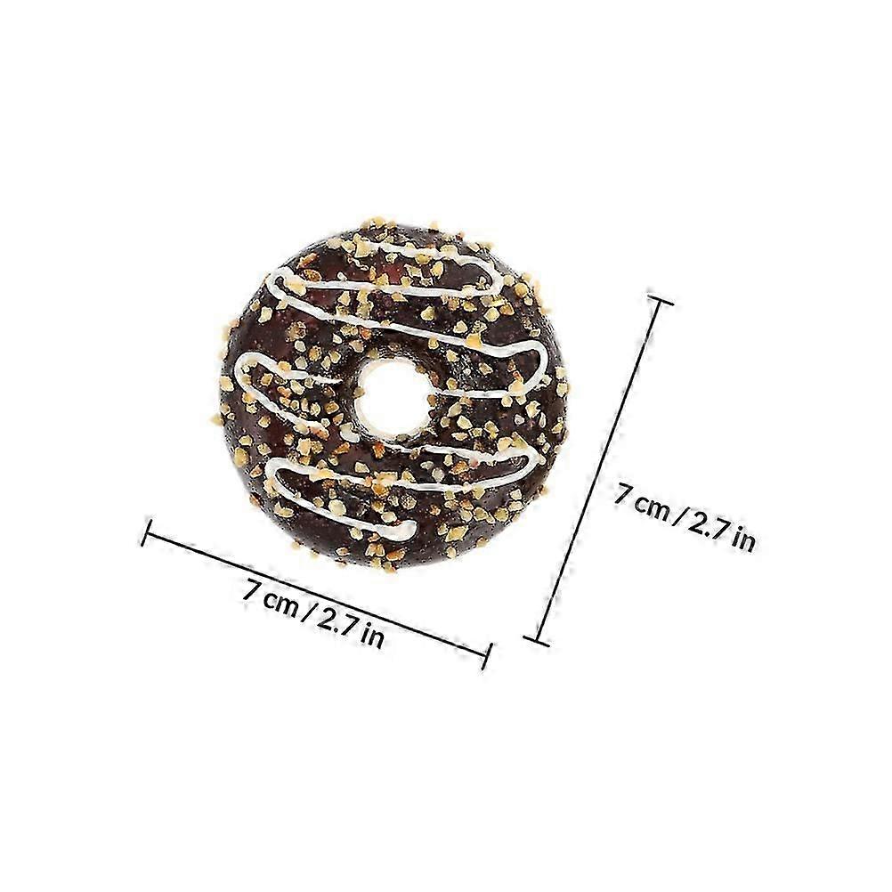 Artificial Donuts Decorative Simulation Food Prop for Decor 4Pcs