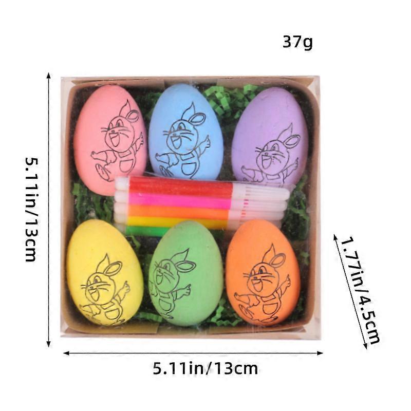 DIY Easter Hand-Painted Eggs (Egg Bunny Design)
