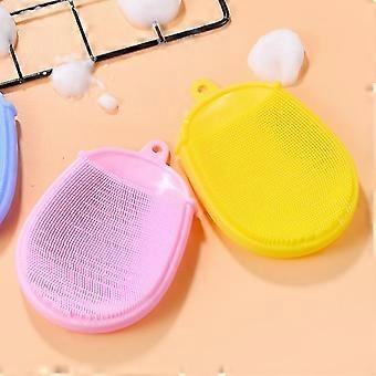 2 Toddler Silicone Bath Brushes | The Bath Mitt | Quick-drying Washcloth Replacement For Kids | Suitable For Both Parents Or Children For Early Develo
