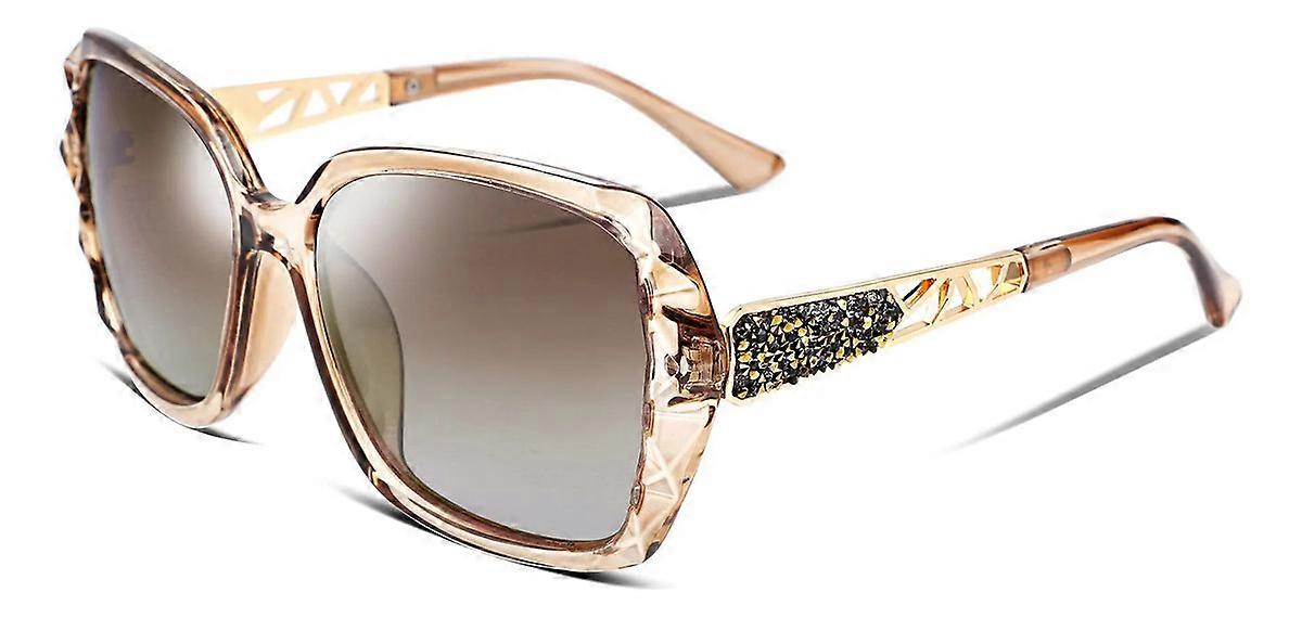 Women's Square Shiny Frame Sunglasses