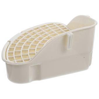 Bunny Litter Box Kunststoff Haustier Toilette Töpfchen Trainer Ecke Pfanne Bettwäsche Box