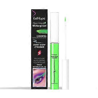Green Fluorescent Liquid Eyeliner - Long-Lasting, Moisturizing, Smooth Application, 5ml