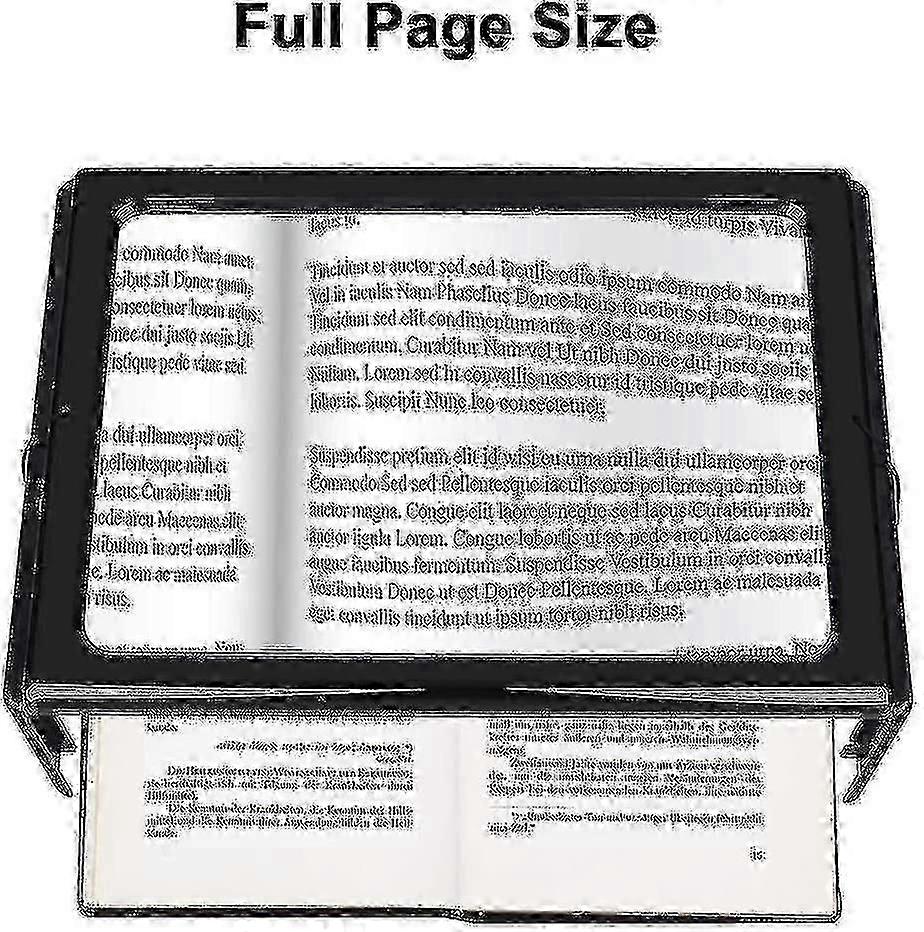 3x Magnification Reading Magnifier with Integrated Light