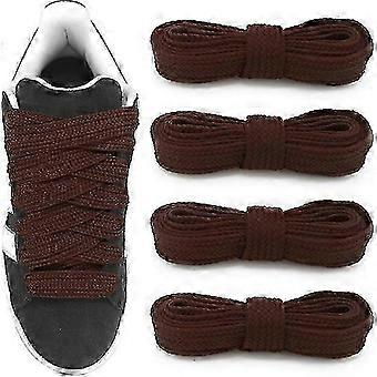 2026-2 pairs of 3/4 inch thick shoe laces, 36" - 63" long flat thick wide shoe laces replacement shoe laces