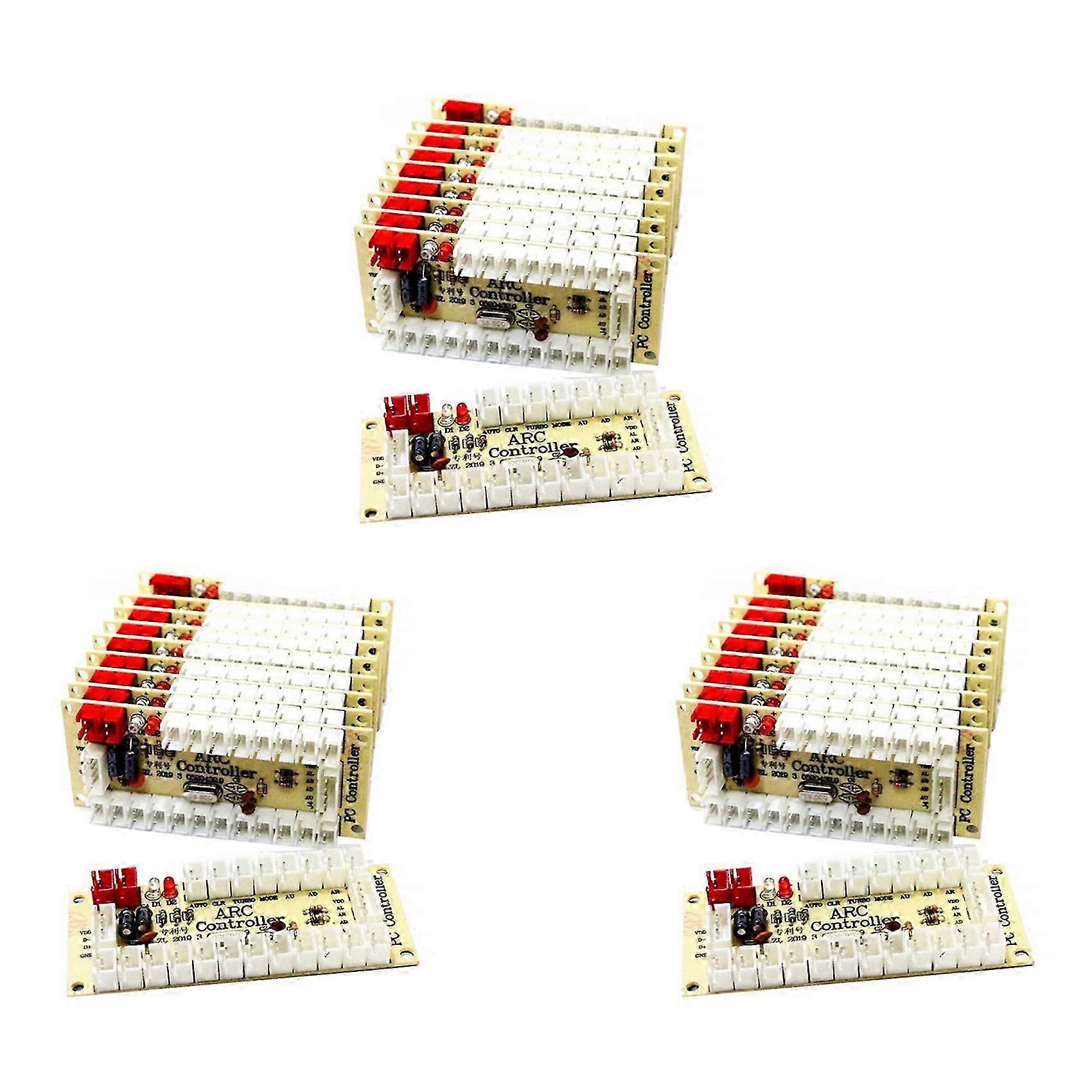 30 PCS ARC968 PS3 Usb Controller Board compatible with Raspberry Pi Game Joystick Controller Zero Delay SANWA Arcade Button Encoder