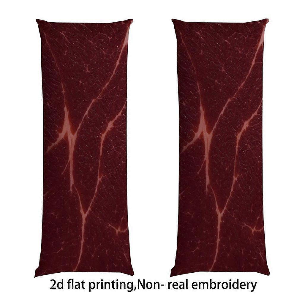 1pc Red Leaf Patterned Rectangular Pillowcase, Throw Pillows, Bed Cushion Covers | Vivid Red Leaf Design for a Striking -Basdz