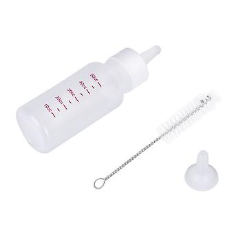50ml Newborn Pet Small Dog Puppy Cat Kitten Milk Feeding Bottle Milk Feeder With Brush