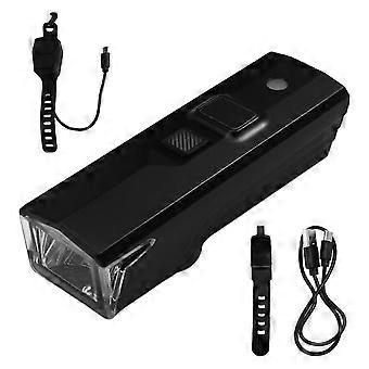 Luz delantera de bicicleta inteligente Faro delantero de bicicleta recargable con bocina Control remoto inalámbrico Bicicleta Flas