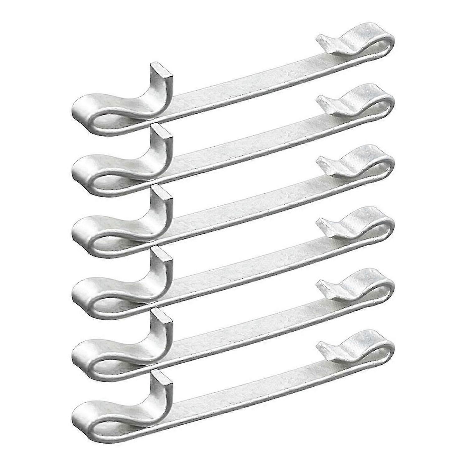 Upgrade Tool Box Drawer Slide Clamp 2-Inch Double Ring Tool 6pcs