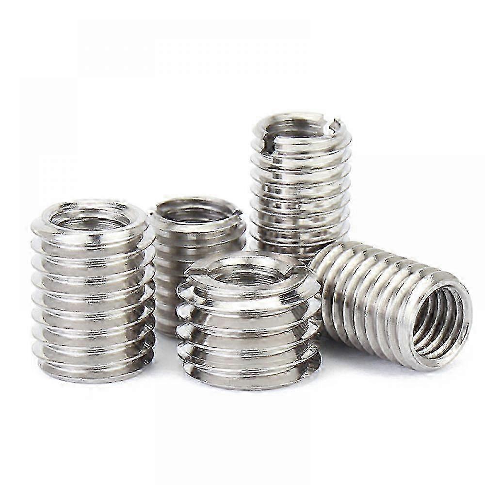 LM M10 to M8 thread reducer 10pcs insert nut thread repair sleeve thread bushing screw reduction conversion tool insert nut UGF