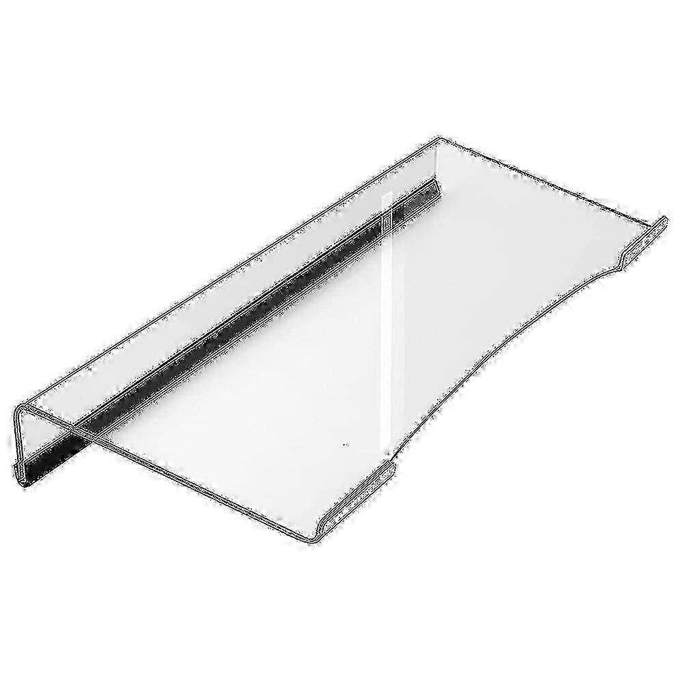 Ergonomic Clear Acrylic Keyboard Stand with Tilted Design for Comfortable Computer Use