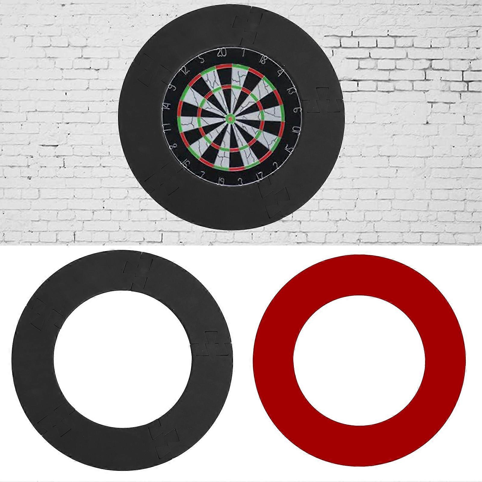 Black Dartboard Wall Protector Ring for Game Room