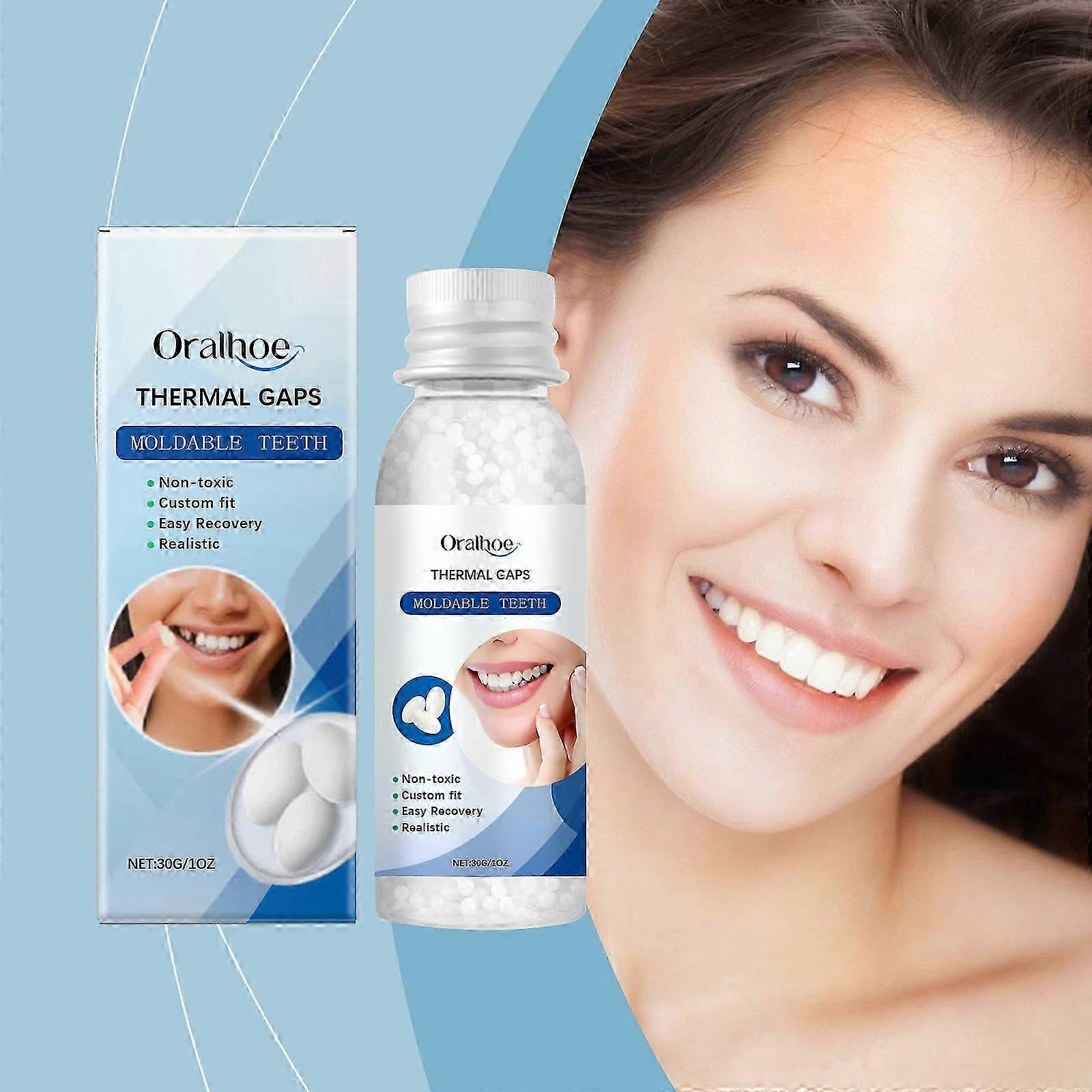 1/2/3pcs Can Shape Solid Dental Glue To Modify Teeth Temporary Hole Filling Glue Denture Glue,Thermal Gaps Moldable Teeth