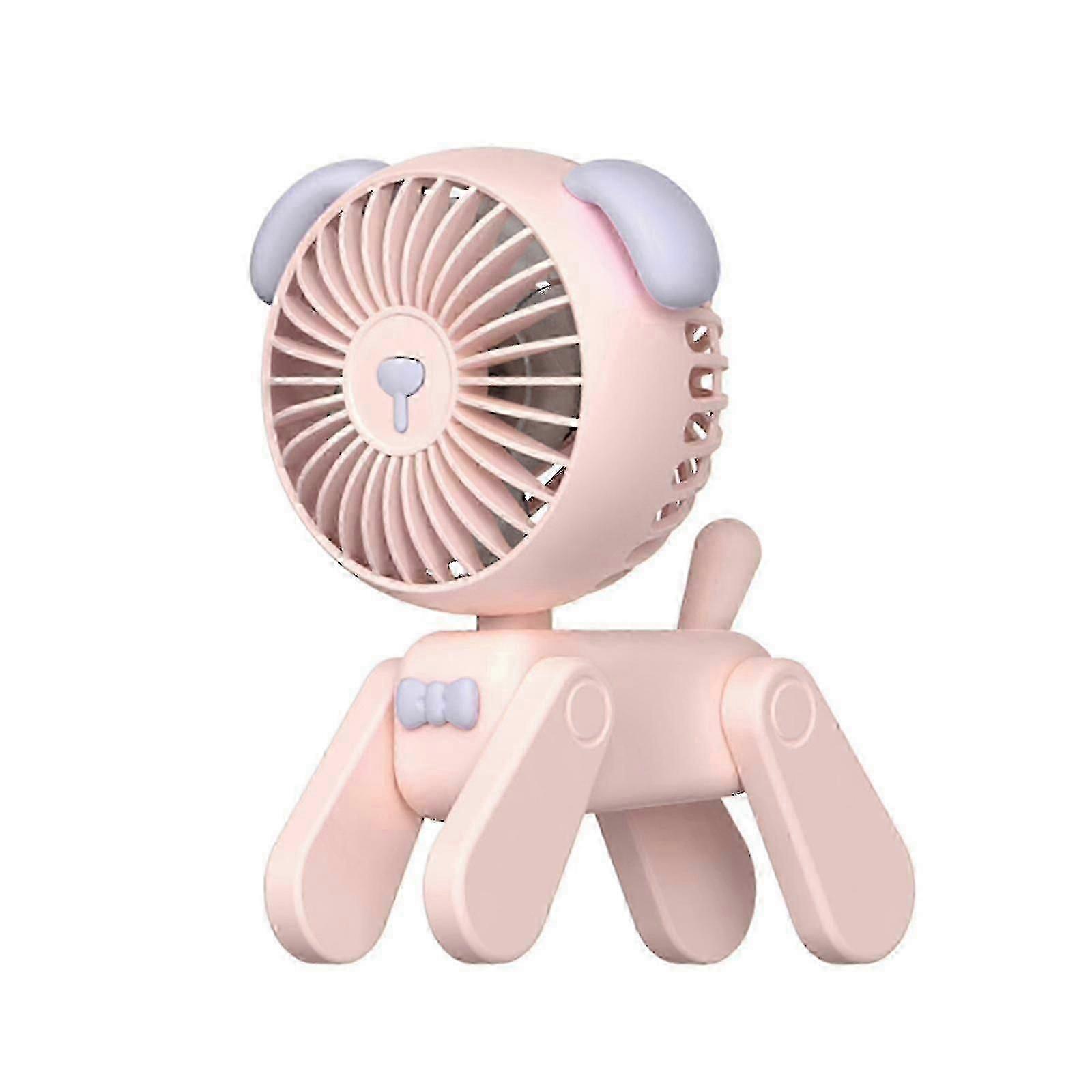 Mini Portable Table Fan, 3-speed Adjustable, Rechargeable