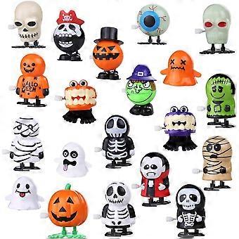 20-pakninger Halloween-opptrekksleker assorterte urverksleker til goody bag-fyll