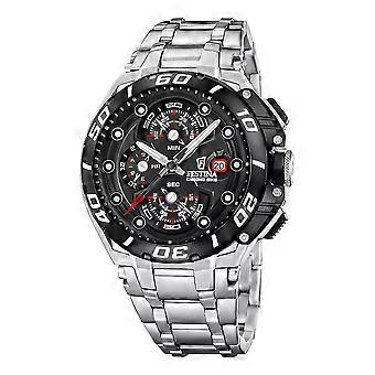 Festina Gents Chrono Bike Black 46mm Stainless Steel Sports Watch F20754-6