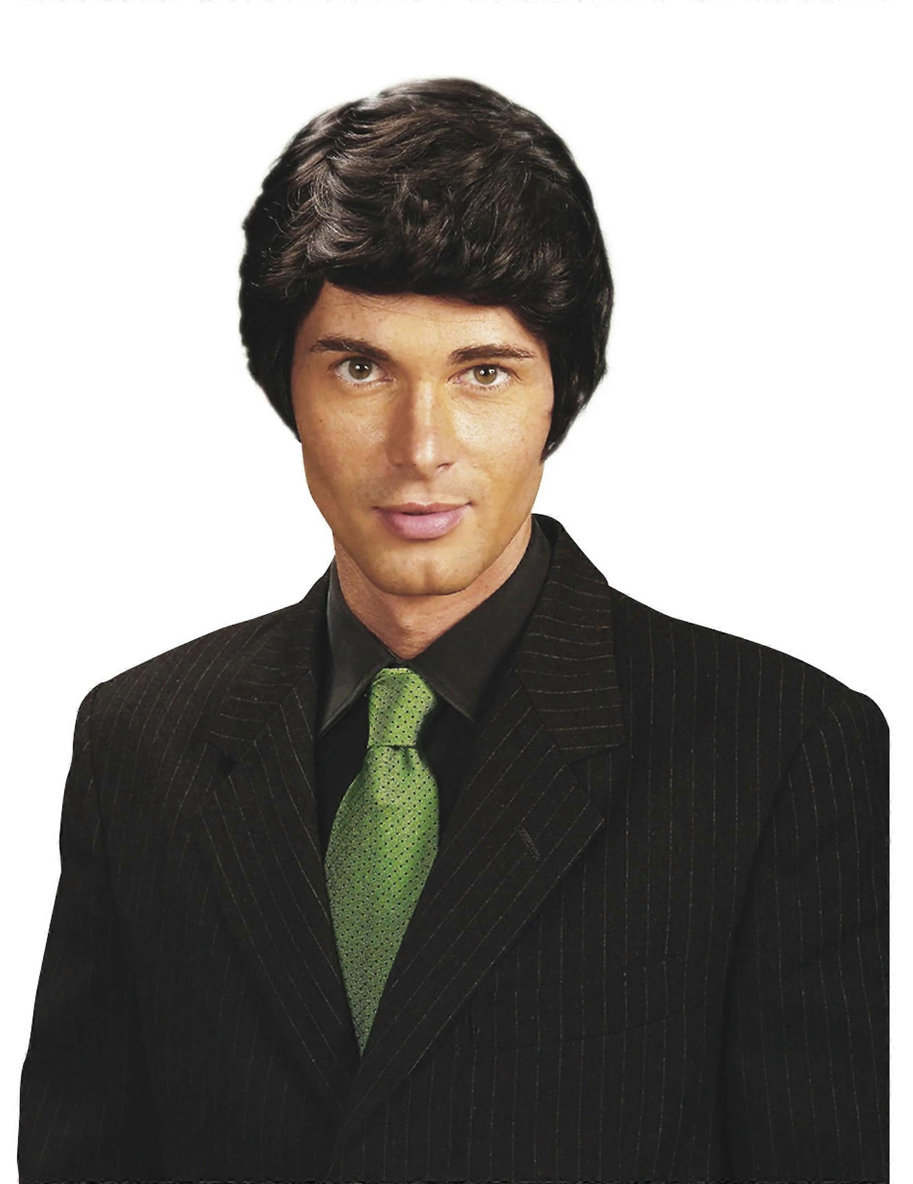 Black wig for men