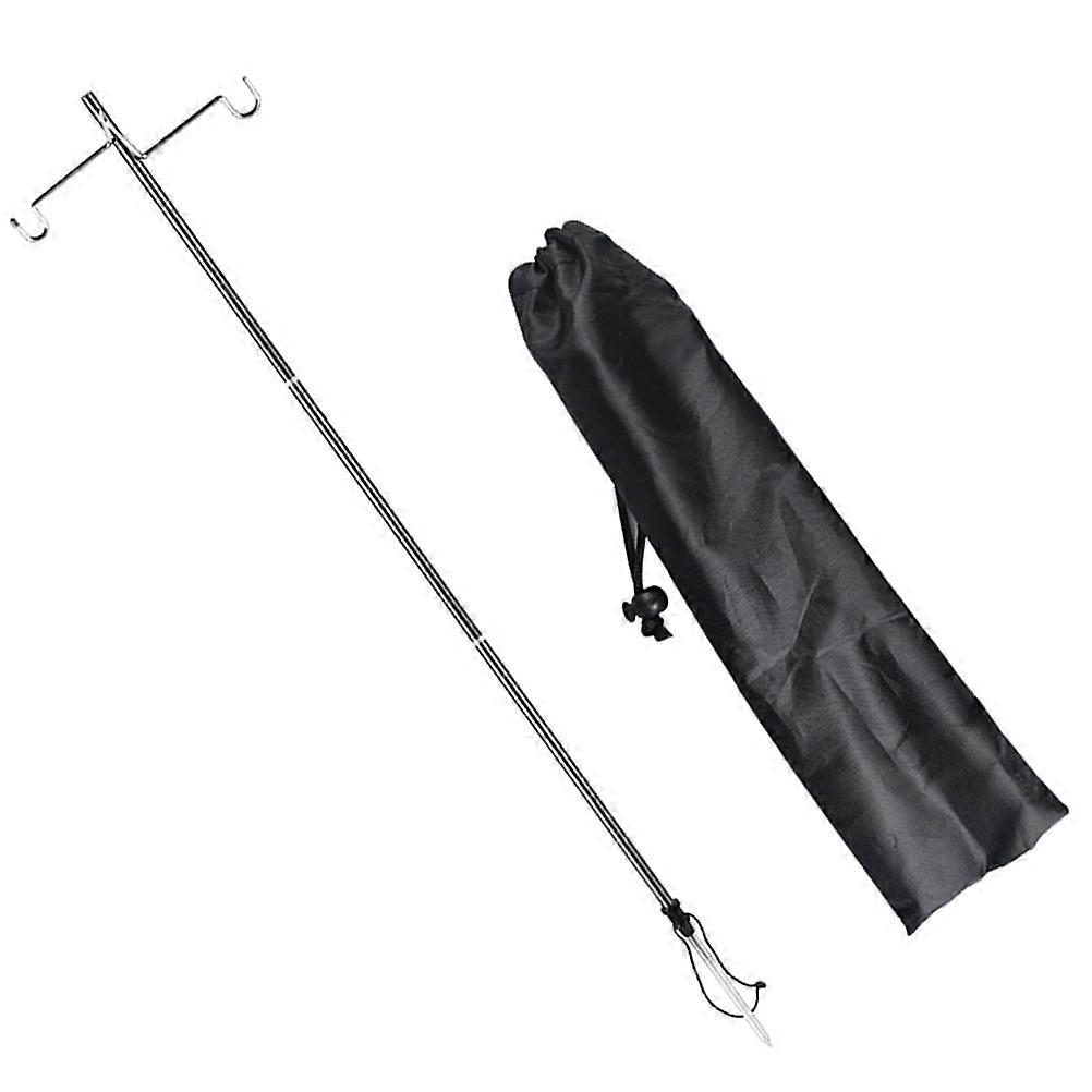 Outdoor Camping Light Bracket Foldable Compact Structure Aluminum Alloy 1Set