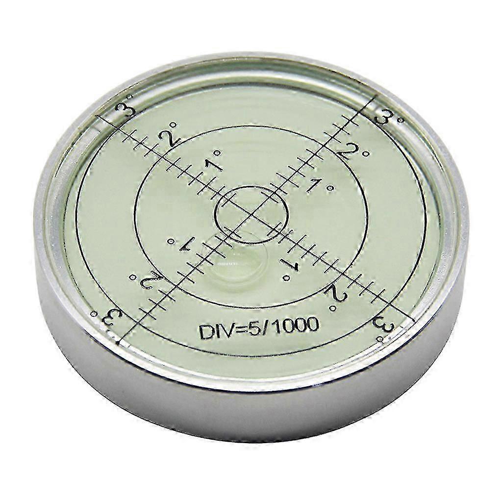 High Precision Round Bullseye Bubble Level Spirit Bubble Surface Level Bubble