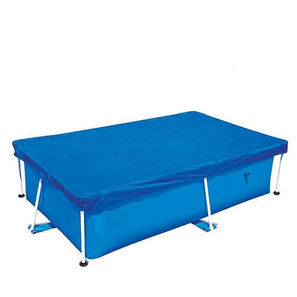 Swimming Pool Cover 102.4x63 Inches Waterproof Rectangular Protector Rainproof Dustproof Durable Fabric